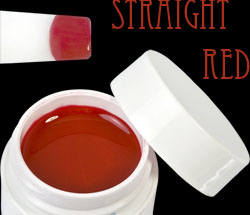 gel pure color straight red 